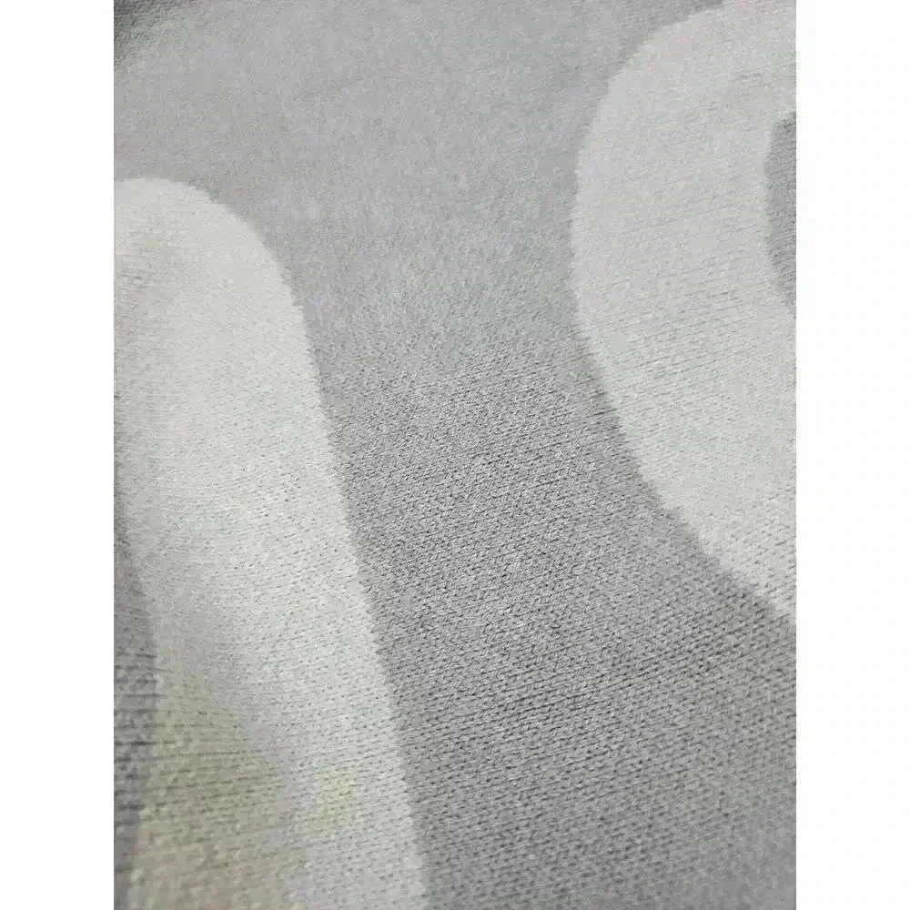 Lululemon Wool-Blend Knit Logo Scarf Cream and Gray - OS